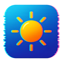 icon_weather_sun_digital_glitch icon preview