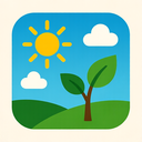 icon_weather_sun_organic icon preview