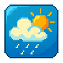 icon_weather_sun_pixel_art icon preview