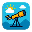 icon_weather_telescope_asymmetrical icon preview