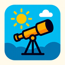 icon_weather_telescope_bold icon preview