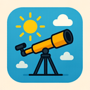 icon_weather_telescope_elegant icon preview