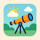 icon_weather_telescope_flat_pastel icon preview