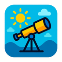 icon_weather_telescope_geometric icon preview
