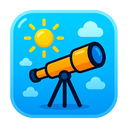 icon_weather_telescope_glassy icon preview