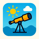 icon_weather_telescope_iconic icon preview
