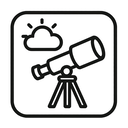 icon_weather_telescope_outline icon preview