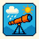 icon_weather_telescope_pixel_art icon preview