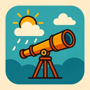 icon_weather_telescope_retro icon preview