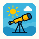 icon_weather_telescope_thin icon preview