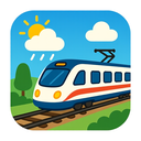 icon_weather_train_cartoon icon preview