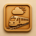 icon_weather_train_embossed icon preview