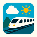 icon_weather_train_geometric icon preview