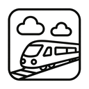 icon_weather_train_line_art icon preview