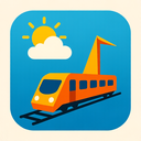 icon_weather_train_origami icon preview
