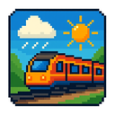 icon_weather_train_pixel_art icon preview