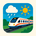 icon_weather_train_vector icon preview