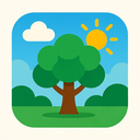 icon_weather_tree_abstract icon preview