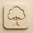 icon_weather_tree_embossed icon preview