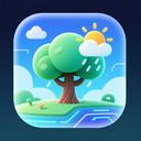 icon_weather_tree_futuristic icon preview