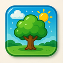 icon_weather_tree_glassy icon preview