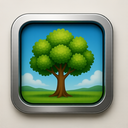 icon_weather_tree_metallic icon preview