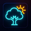 icon_weather_tree_neon icon preview
