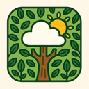 icon_weather_tree_organic_pattern icon preview