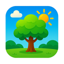 icon_weather_tree_vibrant_colors icon preview