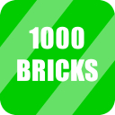 1,000 Bricks  screen for extension Chrome web store in OffiDocs Chromium