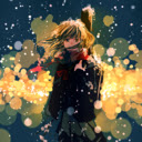 1680x1050 cute na anime girl snow ♥ screen para sa extension Chrome web store sa OffiDocs Chromium