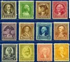 Free download 1732-1932 George Washington Bicentennial U.S. Postage Stamps free photo or picture to be edited with GIMP online image editor