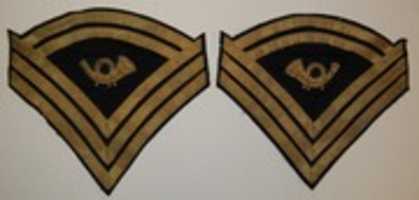 Free download 1872-1902 United States Army Chevrons for a Chief Trumpeter free photo or picture to be edited with GIMP online image editor