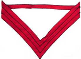 Free download 1872-1902 United States Army Chevrons for a Company, Troop or Battery Quartermaster Sergeant free photo or picture to be edited with GIMP online image editor