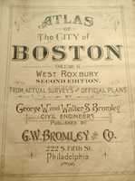 Free download 1896 Bromley Map of Jamaica Plain free photo or picture to be edited with GIMP online image editor