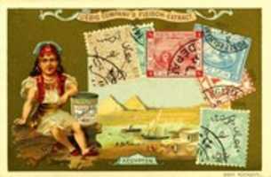 Free download 1897.  Aegypten Postage Stamps Trading Cards. free photo or picture to be edited with GIMP online image editor