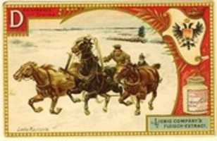 Free download 1897 Dreispanner Troika Trading Cards in German, free photo or picture to be edited with GIMP online image editor