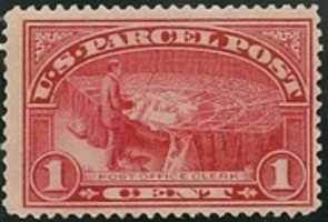 Unduh gratis 1913 United States Parcel Post Stamps foto atau gambar gratis untuk diedit dengan editor gambar online GIMP