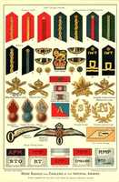 Free download (1914-1918) Badges And Ranks of Our Navy And Army free photo or picture to be edited with GIMP online image editor