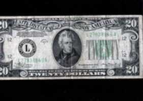 Free download 1934 SERIES B TWENTY DOLLAR FEDERAL RESERVE NOTE free photo or picture to be edited with GIMP online image editor
