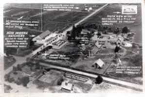 Free download 1942 Aerial View Of Honegger Farm In Forrest With Tunnel Under Route 47 free photo or picture to be edited with GIMP online image editor
