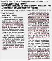 Free download 1947 SEPT 23 1947 DISPLACED GIRLS WORKING AS DOMESTiCS FOR GOVT OFFICIALS free photo or picture to be edited with GIMP online image editor