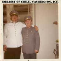 Free download 1969 Chilean Army Warrant Officers in Summer and Winter Uniforms in Washington, D.C. in 1969 free photo or picture to be edited with GIMP online image editor