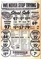 Free download 1969 Food Prices Newspaper Ad free photo or picture to be edited with GIMP online image editor