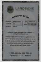 Free download 1972 PHL LBP Safekeeping Receipt free photo or picture to be edited with GIMP online image editor