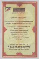 Free picture 1972 PHL UBP Confirmation O F Deposit to be edited by GIMP online free image editor by OffiDocs