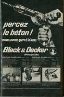 Free download 1973 advertisement for Black & Decker free photo or picture to be edited with GIMP online image editor