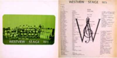 Free download (1973) Music Westview Centennial Stage Band (album Cover) free photo or picture to be edited with GIMP online image editor