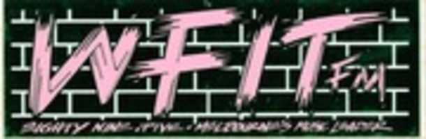 Free download 1982 WFIT Radio Station Sticker free photo or picture to be edited with GIMP online image editor
