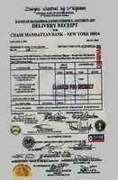 Free download 1983 USA Chase Manhattan Delivery Receipt free photo or picture to be edited with GIMP online image editor